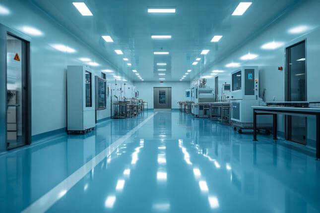 pharmaceutical-manufacturing-facility-resin-flooring